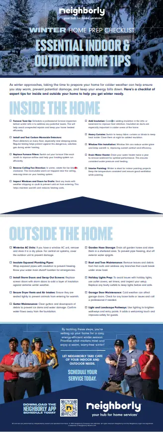 Winter Home Prep Checklist pdf image