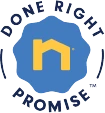 Neighbourly Done Right Promise logo.